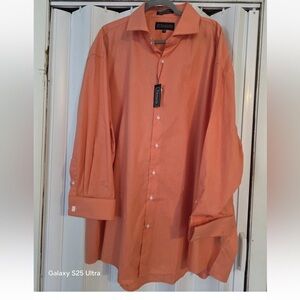 Damante Couture Men's Long Sleeve Dress Shirt. Size 20 NWT